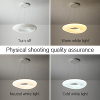 Lustre LED suspendu MIDUO Creative Design Nuage Blanc Citrouille, Blanc Chaud, Télécommande, Style Nordique Moderne pour Plafond Chambre Salon