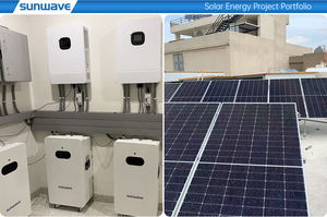 Sistema <span class=keywords><strong>Solar</strong></span> Híbrido para Toda la Casa Sunwave de 16 kWh, 48 V, 51,2 V, LiFePO4 Todo en Uno para Respaldo Completo del Hogar, Garantía de 10 Años en la Batería - Product Image 5