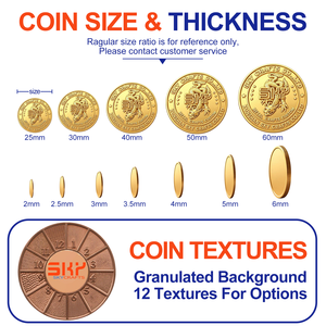 Monedas Personalizadas de Metal de Cualquier Forma, Colección de Monedas de Recuerdo Personalizadas, Esmalte 2D 3D, Aleación, Chapado en Oro y Plata, Moneda de Desafío - Product Image 5