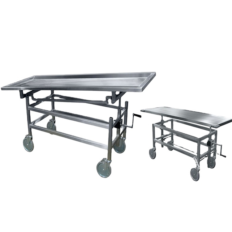 Oem тело подъемная тележка тело гидравлический трупов подъемная тележка для транспортировки