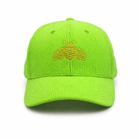 Casquettes brodées de haute qualité, casquettes de baseball personnalisées, casquettes brodées pour papa, casquettes en velours côtelé, casquettes de sport