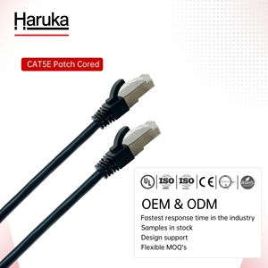 Usine OEM Cat5E <span class=keywords><strong>Ethernet</strong></span> UTP FTP 0.5 <span class=keywords><strong>m</strong></span> 1m Cat5e Cordon de raccordement Cat5e Câble de raccordement - Product Image 2