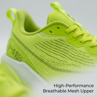 Nouvelles Chaussures de Course Blanches Jacquard à Coussin d'Air pour Hommes, Anti-Déchirure, à Semelle Épaisse, Rehaussantes, Polyvalentes, Populaires, en Maille EVA – Collection Été
