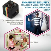 Mini caméra IP WiFi SQ11 1080P avec vision nocturne, enregistreur vidéo sportif DV et DVR de détection de mouvement pour usage extérieur