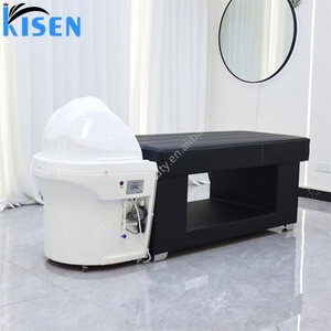Kisen Mobile Head Spa <b>Portable</b> Bac Shampoo Bed Salon Hair Wash Machine with Water Heater Storage tank Light Gold Arch - Product Image 2