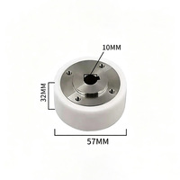 Juego de Rodillos de Cerámica para Capstan WEDM M405 M406, 57*32mm, para Máquina de Corte por Hilo EDM Chmer Laitai Mitsubishi