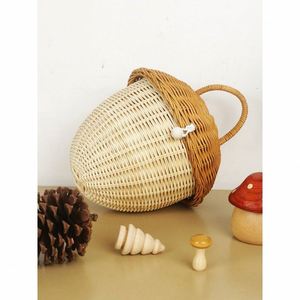 Makramee-Schnur Hängekorb Dekorativer Mini-Wandbehang Boho Wanddekoration für Tochter Große Wohnzimmerdekoration - Product Image 6