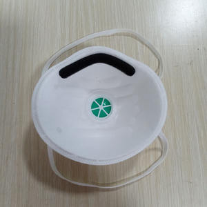 Bando masker debu sekali pakai, Filter partikulat dengan katup 20 Pak pekerja perlindungan pernapasan dari debu bau bau - Product Image 4
