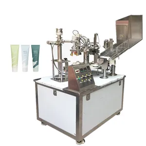 Semi automatic body lotion hand cream tube filling machine soft tube filling and sealing machine