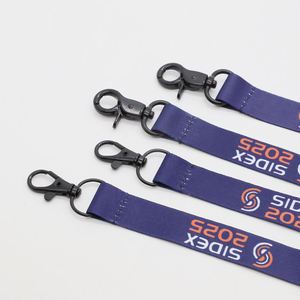 Correa de Cuello con Hebilla de Seguridad Personalizada por Sublimación, Porta Tarjetas de Identificación, Correa de Poliéster con Doble Gancho, Regalo Promocional - Product Image 2