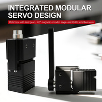 Servo de Puerto Serial de Alto Torque SM-2930-C002, Carcasa Totalmente de Aluminio, Codificador Magnético de 12 Bits, Eje de Salida 6T, Servo para Robot Humanoide