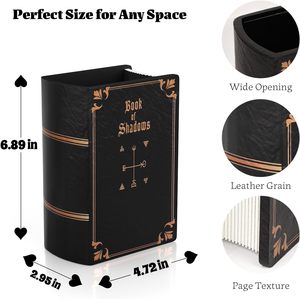 Libro di <span class=keywords><strong>fiori</strong></span> di Halloween unico <span class=keywords><strong>vaso</strong></span> di Halloween delle ombre <span class=keywords><strong>vaso</strong></span> gotico per la decorazione della stanza Goth regali per i lettori <span class=keywords><strong>vaso</strong></span> - Product Image 3