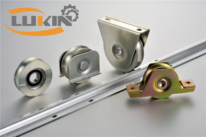 Zware Schuifpoort Hardware Kit U/V/O Groef Schuifpoort Wiel Met Interieur Beugel - Product Image 6