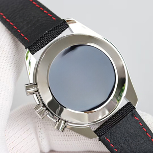 Reloj de Pulsera Mecánico de Lujo para Hombre, Nuevo Modelo, Esfera Blanca y Negra, Correa de Nailon Negra, Cronógrafo, Taquímetro, Resistente al Agua, Luminoso, 2026 - Product Image 4