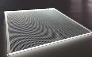 Optical PMMA LGP Light Guide Plate, Silk‑Screen Printing <b>Micro</b>‑Dots, Stable Optical Performance, Custom Service For Display - Product Image 1