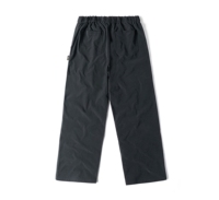 SEEDCLUB X Montamo Pantalon cargo en laine coupe droite décontracté multi-poches taille élastique mi-haute coupe-vent respirant écologique 200 g/m²