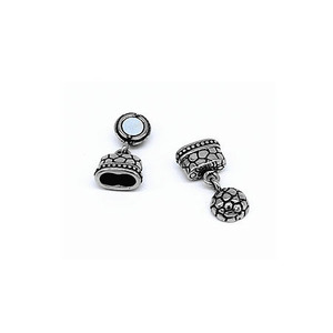 yunnique Tibetan Silver Magnetic Clasp <b>Bracelet</b> Buckle Lock Shape Casting Unisex Jewelry Accessory For <b>Leather</b> Cord <b>Bracelets</b> - Product Image 1