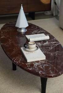 Lastra di <span class=keywords><strong>Marmo</strong></span> <span class=keywords><strong>Rosso</strong></span>, Lastre di Pietra Rossa per Piano <span class=keywords><strong>Tavolo</strong></span> da Pranzo o da Caffè - Product Image 2