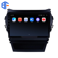 Android 10.0 Voiture Multimédia GPS Navigation Radio Lecteur Dvd Écran Pour Hyundai IX45 Santa Fe 2013-2017 2 + 32GB Trim Head Unit