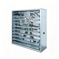 Ventilateur d'extraction axial en acier de 54 pouces, type boîte murale, extracteur d'air industriel pour le refroidissement des serres avicoles