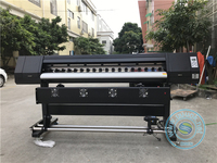Impresora Digital de inyección de tinta XP600, máquina de impresión de póster de vinilo de gran formato, solvente ecológico, rollo a rollo de 1,8 m
