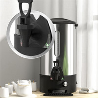 Chauffe-eau électrique de 18 litres, distributeur, grande capacité, thermo pot, urne, portable, café gouvernemental, acier inoxydable