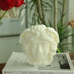Grande tête de <span class=keywords><strong>femme</strong></span> <span class=keywords><strong>buste</strong></span> <span class=keywords><strong>bougie</strong></span> Sculpture grecque corps visage arôme nouveauté bougies pour la décoration échantillons gratuits bougies après vrac Cand - Product Image 3