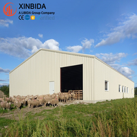 Kits de construction de hangars à poteaux personnalisés, entrepôts à structure métallique, hangars agricoles, ateliers préfabriqués, entrepôts de stockage, abris pour bétail en métal