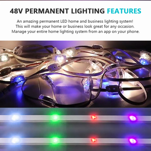 Rgbw 48V sứa điểm điểm ánh sáng 2904 LED PC cảnh quan ngoài trời không thấm nước vĩnh viễn kỳ nghỉ giáng sinh đèn - Product Image 6