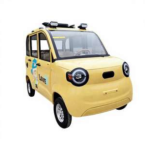 El último diseño es un vehículo eléctrico cerrado de 4 ruedas para adultos mayores, disponible para el transporte de pasajeros. - Product Image 1