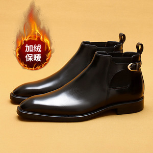 Chaussures Oxford en cuir véritable tendance pour hommes, chaussures de bureau, chaussures de carrière, dessus en cuir de vache pur, construction durable, respirantes, toutes saisons - Product Image 2