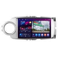Autoradio Stéréo pour Voiture, Autoradio Android, Lecteur Multimédia, DVD, Navigation GPS, 4G, pour Toyota Yaris 2012 2013 2014 2015 2016 2017