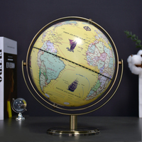 Globe à rotation à 360 degrés pour la décoration de bureau, cadeaux pour garçons et enfants