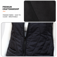 11 Jaket Pemanas Ringan Tahan Air untuk Musim Dingin, Bahan Polyester Anti Angin dengan Ritsleting, Cocok untuk Fitness, Unisex, Dilengkapi Zona Pemanas
