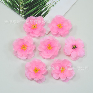 ดอกไม้ประดิษฐ์ Dongchen Crafts ขนาด 5 ซม. ดอกไม้ผ้าไหม อุปกรณ์ประกอบฉากงานแต่งงาน ของตกแต่งบ้าน อุปกรณ์ถ่ายภาพ DIY เครื่องประดับศีรษะ - Product Image 3