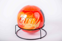 Boule extinctrice de feu sphérique rouge orangé, disponible en 1,3 kg, 0,5 kg et 4 kg