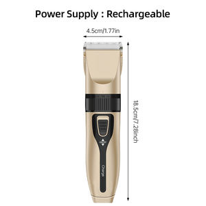 कस्टम पोर्टेबल घरेलू कॉर्डलेस रिचार्जेबल एब्स सिरेमिक कटिंग कुत्ते के लिए इलेक्ट्रिक बाल क्लिपर - Product Image 5