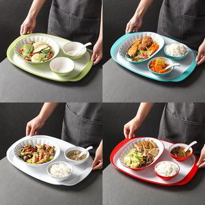 Platos de melamina Xiangyuan, platos comerciales para comida rápida, platos de imitación de porcelana para restaurante y hotel, para rollos de fideos de arroz fritos. - Product Image 1