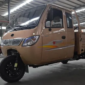 300CC बंद केबिन के साथ मोटर चालित गैस संचालित कार्गो tricycle/वैन कार्गो tricycle/स्कूटर/तीन पहिया मोटर साइकिल के लिए वयस्क