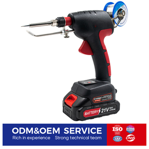 <span class=keywords><strong>Pistola</strong></span> <span class=keywords><strong>de</strong></span> Soldadura Automática <span class=keywords><strong>con</strong></span> Alimentación <span class=keywords><strong>de</strong></span> <span class=keywords><strong>Estaño</strong></span>, Batería <span class=keywords><strong>de</strong></span> 1500 mAh, Diseño <span class=keywords><strong>de</strong></span> Empuñadura <span class=keywords><strong>de</strong></span> <span class=keywords><strong>Pistola</strong></span>, Sistema <span class=keywords><strong>de</strong></span> Calentamiento Dual para una Soldadura Eficiente - Product Image 1