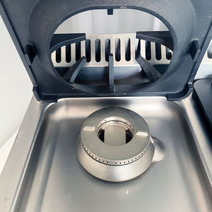 موقد غاز تجاري من الفولاذ المقاوم للصدأ، معدات مطبخ، موقد غاز بـ 6 شعلات مع فرن، موقد متعدد الاستخدامات مع وعاء فخاري - Product Image 4