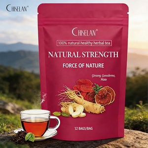 พลังของชาสมุนไพรธรรมชาติ100% พลังธรรมชาติโสมเห็ดหลินจือ - Product Image 1