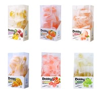 Bonbons gélifiés à la mangue et à la pêche blanche Dobby Fruit Jelly Chewy Sweet, boîte de 100g, collations décontractées pour enfants