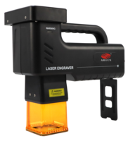 Graveur laser portable ARGUS Mini 2,7 kg à double lumière pour marquage laser sur céramique et métal avec écran tactile