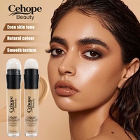 Fond de Teint Liquide Hydratant Couvrance Totale Toutes Teintes de Peau, Anti-Transpiration, Longue Tenue, avec Éponge, Maquillage Visage OEM en Gros