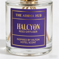Étiquette personnalisée pour diffuseur à bâtonnets, autocollant doré violet pour emballage de bouteille de diffuseur d'ambiance hôtelier