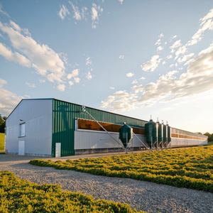 ฟาร์มไก่ขนาดใหญ่ โรงเรือนไก่แบบพิเศษ โรงเรือนไก่โครงสร้างเหล็กสำเร็จรูปทุกชนิด บ้านฟาร์มไก่ - Product Image 6