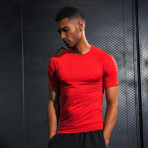 Outdoor Training and Fitness Quick Drying Plain Tshirt for Printing Tshirts Wholesale Tshirts for <b>Men</b> - Product Image 5