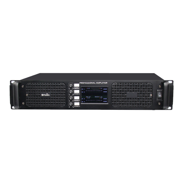 4 Channel Pro Audio Analog Power Amplifier HUAIN FT-FA460 Audio Conference System 300W-1000W 20Hz-20KHz <0.05% THD