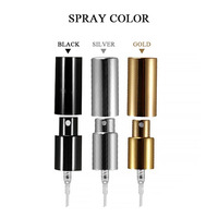 Mini flacon pulvérisateur de parfum en verre dégradé carré vide de 5 ml 10 ml rechargeable pour l'emballage cosmétique pour les voyages